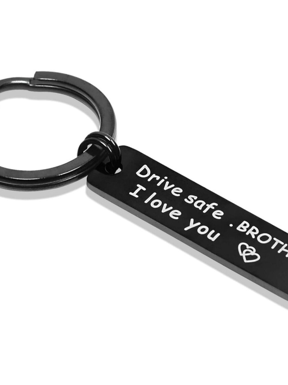 Drive Safe Keychain for Brother Be Safe Dad I Love You keychains for Uncle Gifts